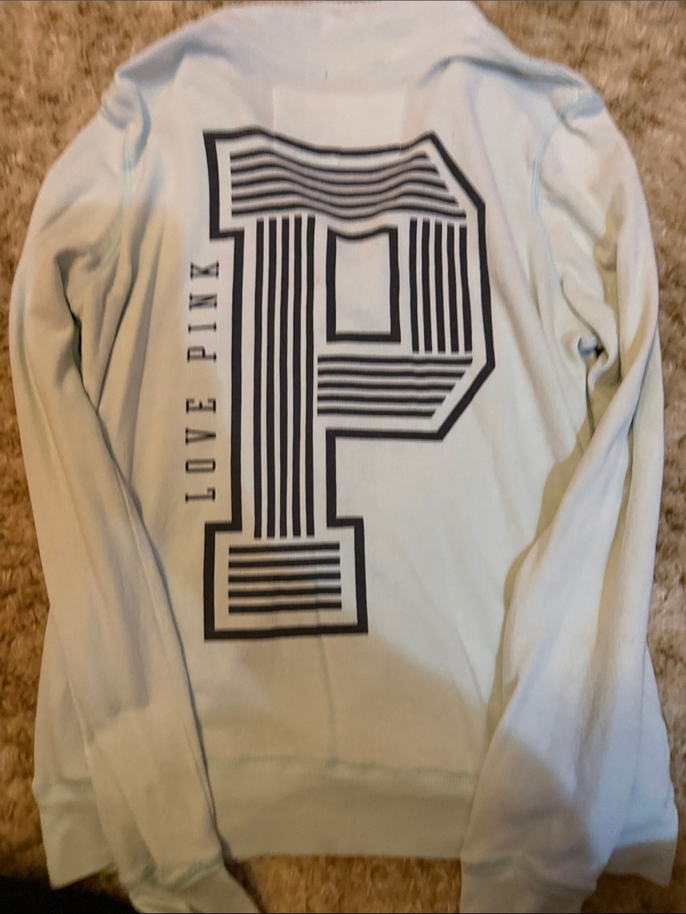 PINK Mint Green Quarter-Zip Pullover - Picture 4 of 4